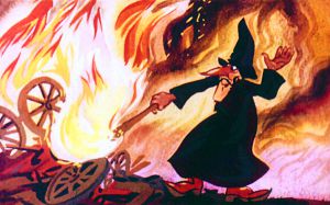 «Один против тысячи. Приключения барона Мюнхаузена». Иллюстрация Э. Антохина