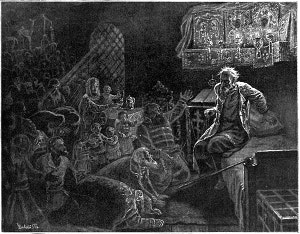 Видение Иоанна Грозного. С ориг. рис. академика Н. П. Шаховского. Конец XIX — начало XX вв.