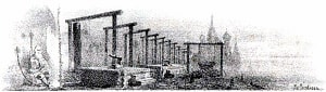 Иллюстрация к роману А. К. Толстого «Князь Серебряный». Художественно-литературный альбом «Баян», 1880. Художник Иван Поспелов.
