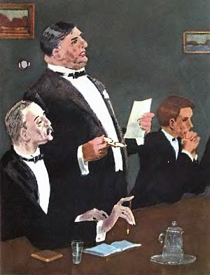 Иллюстрация к повести А. Н. Толстого «Эмигранты». П. Я. Караченцов, 1971 г.