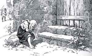 Иллюстрация Ф. Папе к сказке Андерсена «Сердечное горе»