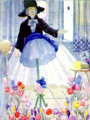 Иллюстрация Анны Андерсон (1874-1930) к сказке Г. Х. Андерсена «Цветы маленькой Иды»