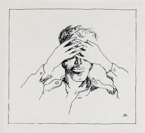 Иллюстрация А. И. Белюкина к рассказу Л. Н. Андреева «Красный смех»