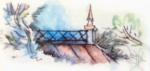 Иллюстрация Л. Виноградовой ко второй главе рассказа «Кусака»