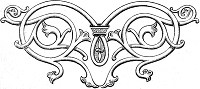 Концовка к главе XLI романа Вальтера Скотта «Айвенго». Издание 1880 года. Художники: Адриан Мари, Ликс, Риу и Х. Скотт.