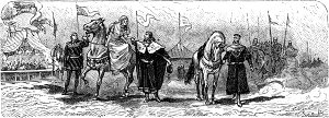 Глава XII. Иллюстрация к роману Вальтера Скотта «Айвенго». Издание 1880 года. Художники: Адриан Мари, Ликс, Риу и Х. Скотт.