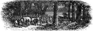 Заставка к главе XXI романа Вальтера Скотта «Айвенго». Издание 1880 года. Художники: Адриан Мари, Ликс, Риу и Х. Скотт.