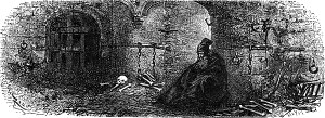 Заставка к главе XXII романа Вальтера Скотта «Айвенго». Издание 1880 года. Художники: Адриан Мари, Ликс, Риу и Х. Скотт.