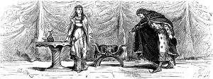 Заставка к главе XXIII романа Вальтера Скотта «Айвенго». Издание 1880 года. Художники: Адриан Мари, Ликс, Риу и Х. Скотт.