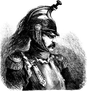 Полковник Шабер. Иллюстрация к повести Оноре де Бальзака «Полковник Шабер». Издание 1851-1853 гг.