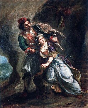 Эжен Делакруа. Абидосская невеста, 1851
