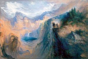 «Манфред на Юнгфрау» Джона Мартина (1837)