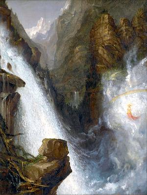 Сцена из «Манфреда» Байрона, Томас Коул, 1833 г.