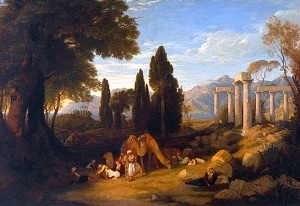 Джордж Байрон «Сон». Картина Чарльза Локка Истлека (1793-1865)