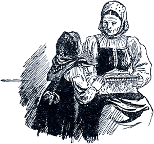 Фронтиспис. Иллюстрация Василия Баюскина к сказу Павла Бажова «Малахитовая шкатулка». Издание 1948 г.