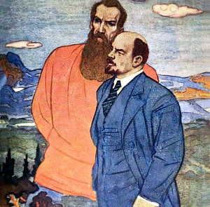 Иллюстрация к сказу «Орлиное перо». Художник О. Коровин, 1967
