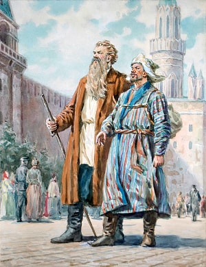 Иллюстрация к сказу П. П. Бажова «Солнечный камень». Васильев Валентин Федорович, 1952 г.