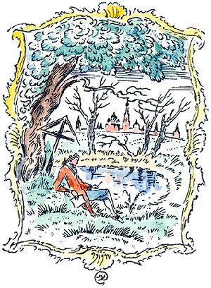 Иллюстрация к «Бедной Лизе» Карамзина. Художник Добужинский Мстислав Валерианович