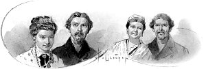 Концовка к пьесе А. Н. Островского «Бедность не порок». Художник Р. Г. Шнейдер. Последняя треть XIX века (1867-1900)