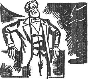 Часть вторая. XIV. Игра окончена. Иллюстрация к роману А. Р. Беляева «Властелин мира». Художник Б. Алимов, 1963.