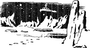 Ракетка. Иллюстрация к роману А. Р. Беляева «Звезда КЭЦ». Художник Ст. Забалуев, 1964.