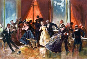 Иллюстрация к роману «Бесы». Н. Каразин, 1893