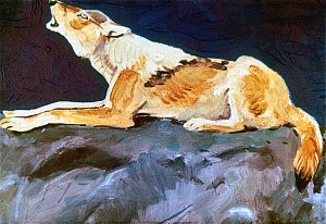 — Вы знаете Закон, вы знаете Закон! Хорошенько смотрите, о волки! Иллюстрация к рассказу Р. Киплинга «Братья Маугли». Художники Г. Никольский, А. Келейников (1964)
