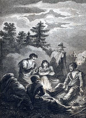 «Братья разбойники». Гравюра С. Галактионова (1825 г.)