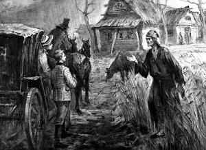 Иллюстрация Г. В. Дышленко к рассказу И. А. Бунина «Суходол» (1958)