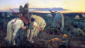 Витязь на распутье. Художник В. Васнецов. 1882