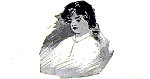 Конец главы VI. Ложь и правда. Люда Власовская. Иллюстрация к повести Лидии Чарской «Княжна Джаваха». Художники В. А. Табурин и А. И. Сударушкин, 1908 г.