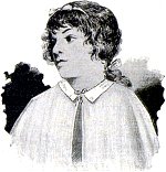 Конец главы X. Первая ссора. Триумвират. Иллюстрация к повести Лидии Чарской «Записки институтки». Художник А. И. Сударушкин, 1908 г.