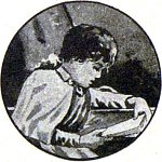 Иллюстрация к повести Л. А. Чарской «Записки институтки». А. И. Сударушкин, 1908 г.