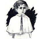 Конец главы V. Немецкая дама. Гардеробная. Иллюстрация к повести Лидии Чарской «Записки институтки». Художник А. И. Сударушкин, 1908 г.