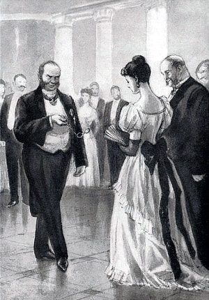 Иллюстрация художников Кукрыниксы к рассказу Чехова «Анна на шее», 1954