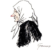 Жужелица. Иллюстрация к рассказу А. П. Чехова «Бабье царство». Художник Протоклитов Борис Антонович, 1930-е — 1987 гг.