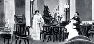 «Иванов» в постановке Московского Художественного театра, 1904 г. Действие II.
