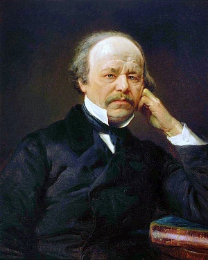 Александр Сергеевич Даргомыжский (1813-1869). Портрет работы К. Е. Маковского, 1869 г.