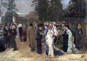 Гулянье в Сокольниках. Чехов Николай Павлович, 1880-е