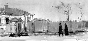 Иллюстрация к рассказу А. П. Чехова «Необыкновенный». Художники Кукрыниксы (Куприянов М.В., Крылов П.Н., Соколов Н. А), 1950-е гг.