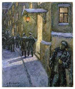 Припадок. Иллюстрация А. П. Могилевского, 1954