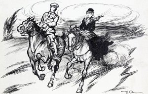 Иллюстрация И. В. Симакова (1920) к «рассказу госпожи NN»