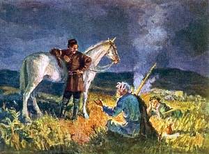 Иллюстрация А. В. Ванециана (1954 г.) к рассказу А. П. Чехова «Счастье»