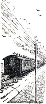 Мы уже совсем скоро поехали. Иллюстрация к книге Б. Житкова «Что я видел». Художник Е. Сафонова, 1939