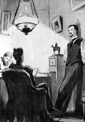 Вечер в семье. Иллюстрация к рассказу Чехова «Дама с собачкой». Кукрыниксы