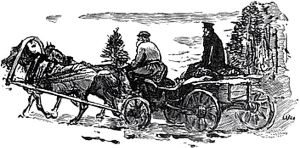 Глава II. Заставка к роману М. Горького «Дело Артамоновых». Художник С. В. Герасимов. Середина XX века.