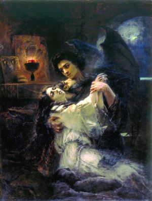 Тамара и Демон. К. Е. Маковский, 1889