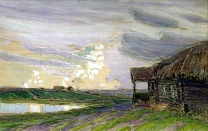 Иллюстрация к повести И. А. Бунина «Деревня». Художник Переплетчиков Василий Васильевич, 1912
