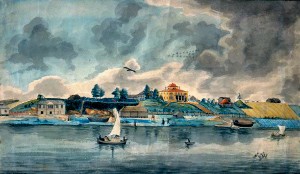 Вид Званки, имения Г. Р. Державина. Худ. Е. М. Абрамов. 1807 г.