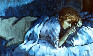 Уткнувшись в подушку, я горько плакал. Иллюстрация Ю. Теребилова к «Детям подземелья» Короленко
